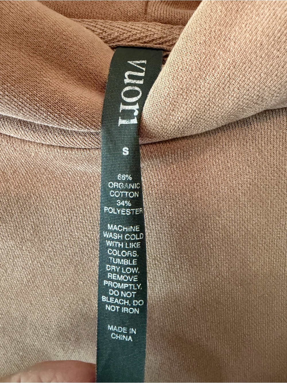 Vuori Restore Crewneck Hoodie in Dusty Rose - Picture 3 of 4